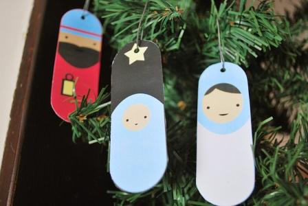 adornos navideños para arbolito para imprimir