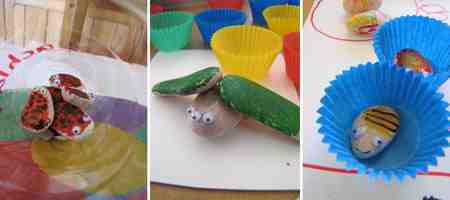 Manualidades para niños: insectos de piedras Manualidades para niños: insectos de piedras