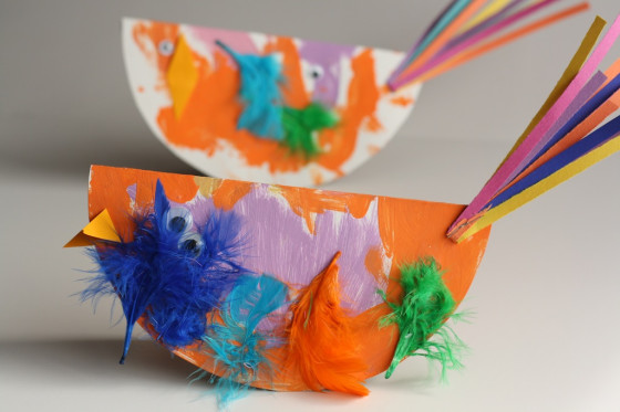 Feather Bird Crafts For Preschoolers Feather Bird Crafts For Preschoolers